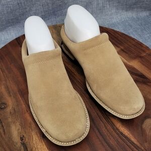 Cole Haan Country Suede Mule Slip-On Clog Tan Women's 8M